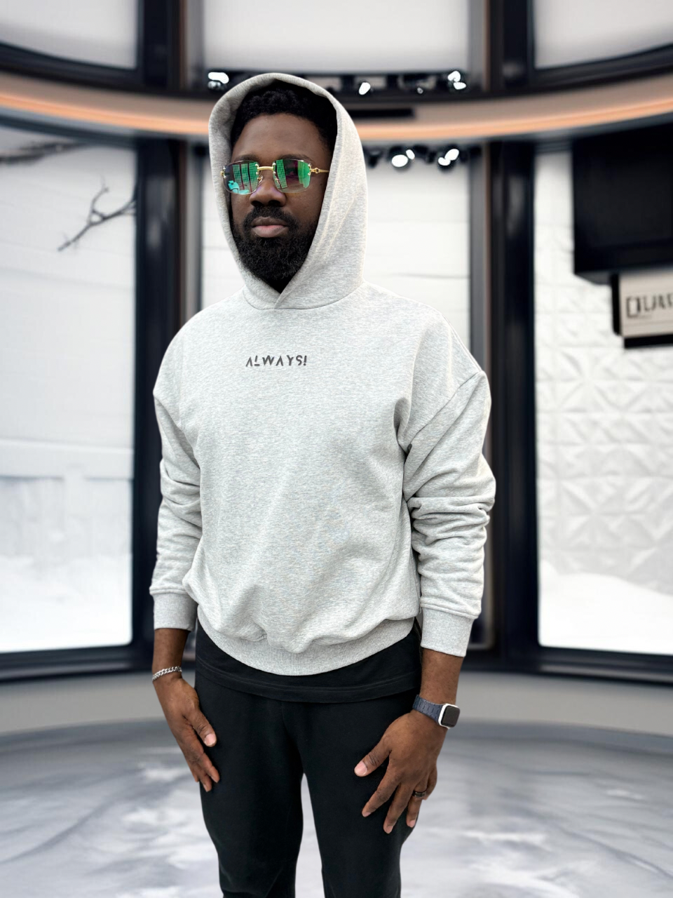 Always! Grey Hoodie