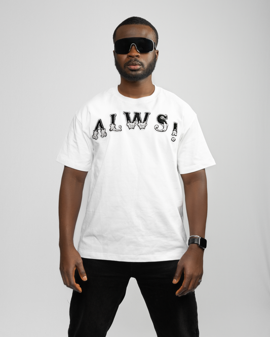 Always! Patch bonded Tshirt [white]