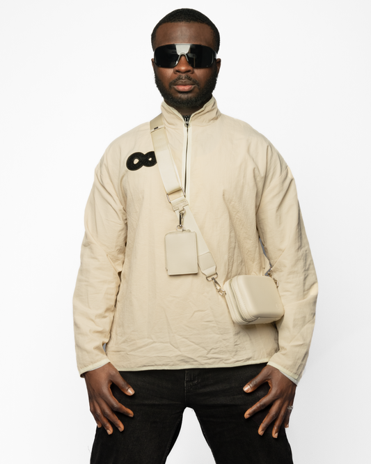 Always! Infinity patch Windbreaker [beige]
