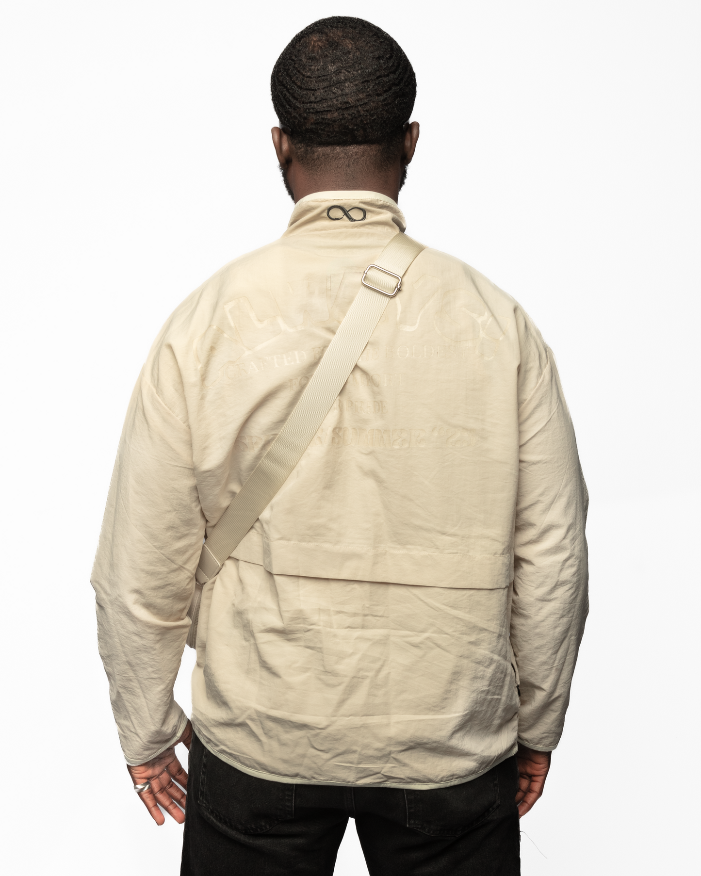 Always! Infinity patch Windbreaker [beige]